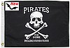 Pirates for Hire 12"x18" Flag